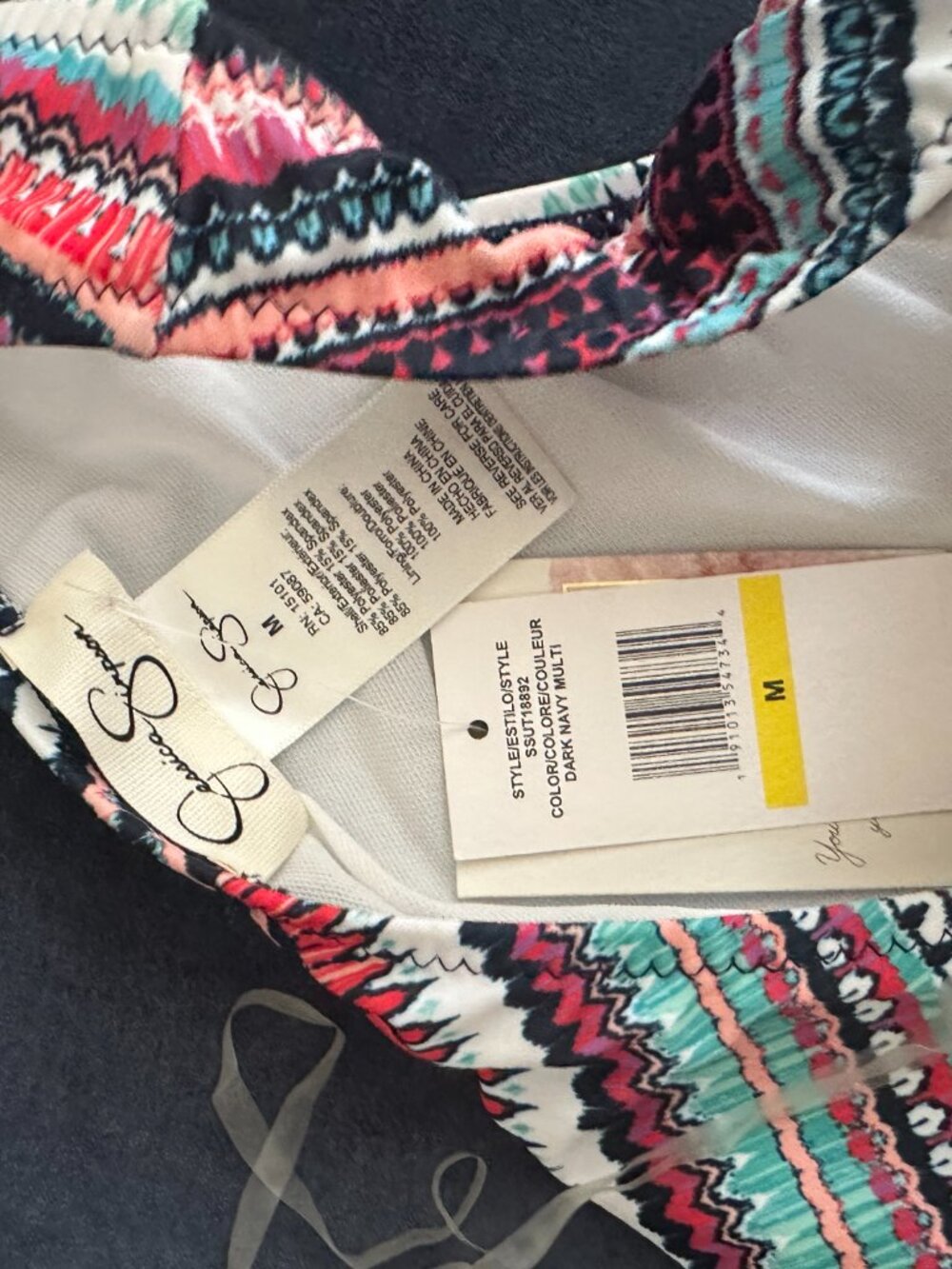 NWT Jessica Simpson Side Cutout Swim Size M